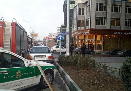 پایان گروگانگیری دختری در شیرینی فروشی با دستگیری گروگانگیر/ عکس