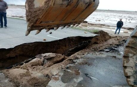 فرونشست به بردسکن رسید