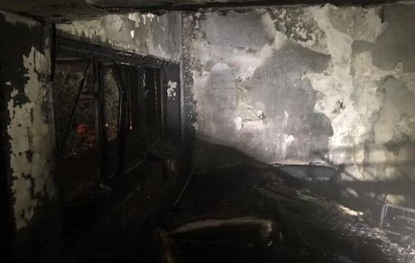 آتش‌سوزی در ساختمان یک مسافرخانه در تهران