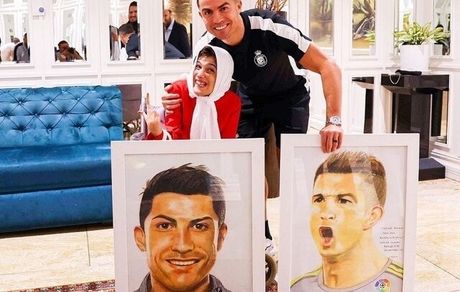 پرسپولیس پیراهن اهدایی رونالدو را به برادر هنرمند معلول داد