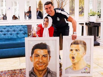 پرسپولیس پیراهن اهدایی رونالدو را به برادر هنرمند معلول داد