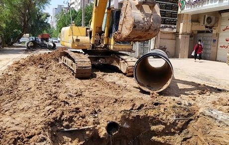پیشرفت فیزیکی ۶۱ درصدی پروژه فاضلاب اهواز
