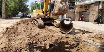 پیشرفت فیزیکی ۶۱ درصدی پروژه فاضلاب اهواز