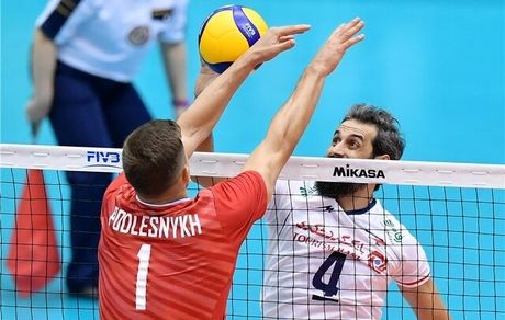 شکست والیبال ایران مقابل تیم جوان روسیه