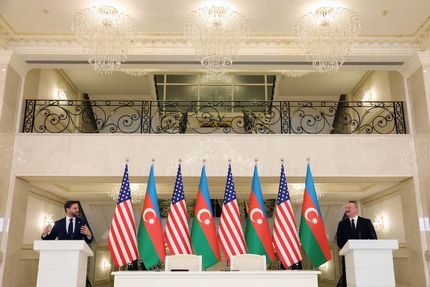 معاون ترامپ و الهام علی‌اف، منشور همکاری راهبردی آمریکا و جمهوری آذربایجان امضا کردند