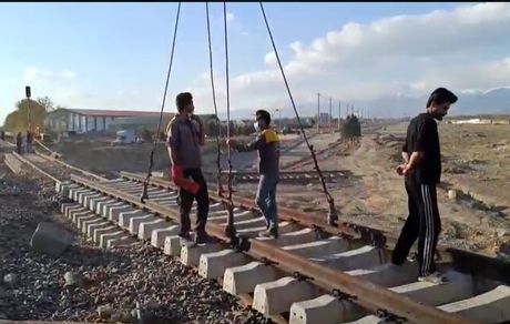 ترمیم کامل پل راه آهن چهارباغ