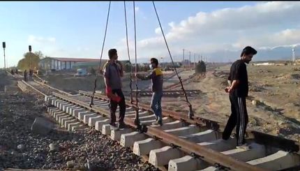 ترمیم کامل پل راه آهن چهارباغ