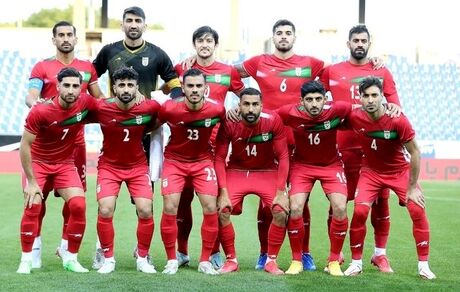 اعلام ترکیب ایران مقابل انگلیس