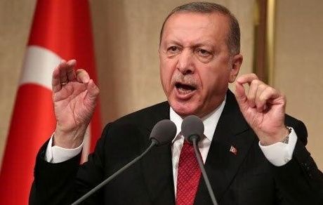 اردوغان: آمریکا در کنار تروریسم و تروریست‌ها قرار دارد
