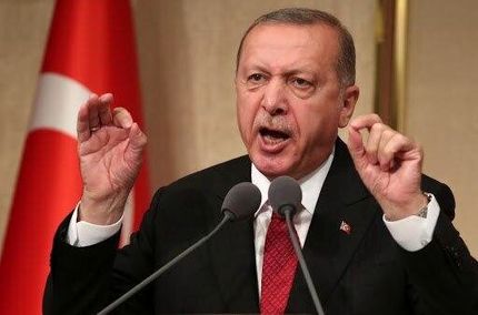 اردوغان: آمریکا در کنار تروریسم و تروریست‌ها قرار دارد