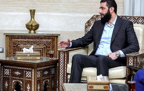 دیدار الجولانی و هیئتی از عربستان