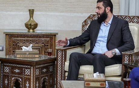 دیدار الجولانی و هیئتی از عربستان
