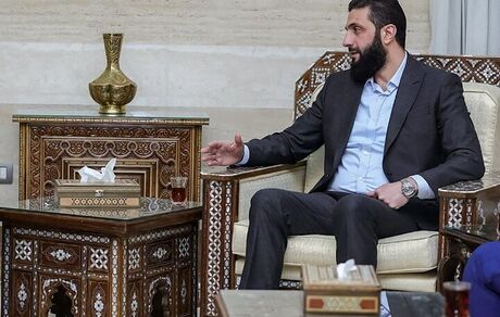 دیدار الجولانی و هیئتی از عربستان