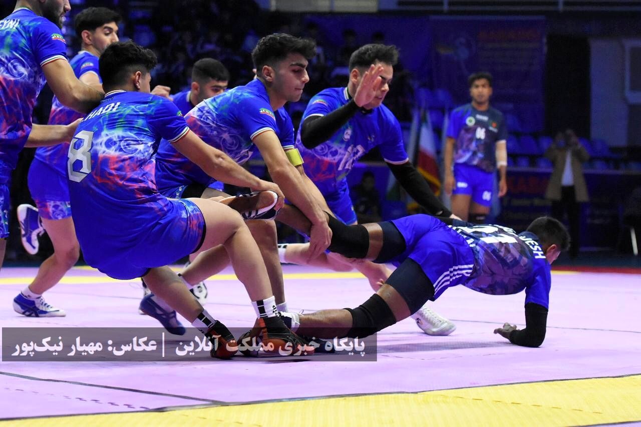 مسابقات کبدی قهرمانی جوانان جهان: بازی ایران و بنگلادش