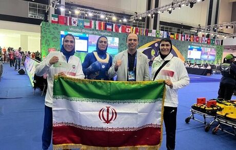 ۳ طلای بانوان ووشوی ایران در قهرمانی جهان