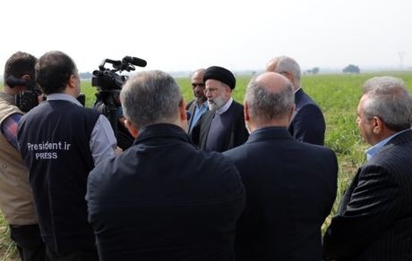 رئیس جمهور، پروژه «آبیاری نوین زیرسطحی هوشمند» را افتتاح کرد