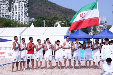 شروع تیم ملی هندبال ساحلی ایران در بازی‌های آسیایی ساحلی با برد برابر فیلیپین