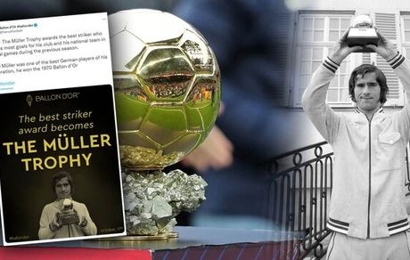 اضافه شدن جایزه "مولر" به فهرست توپ طلا