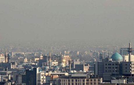 تداوم آلودگی هوای مشهد برای نهمین روز متوالی