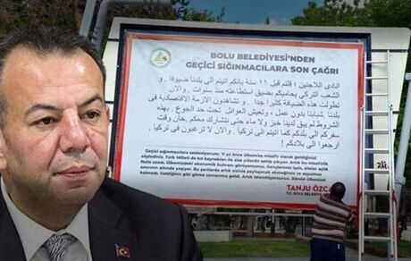 بیلبورد عجیب در ترکیه خطاب به مهاجران سوری