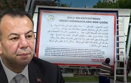 بیلبورد عجیب در ترکیه خطاب به مهاجران سوری