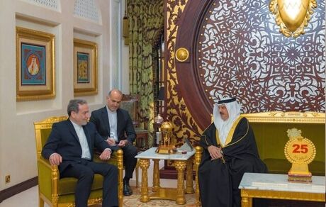 دیدار عراقچی با پادشاه بحرین