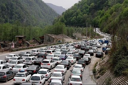 جاده چالوس یک طرفه شد