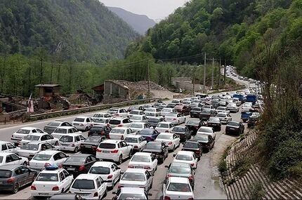 جاده چالوس یک طرفه شد