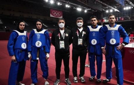 نایب قهرمانی ایران در رقابت نمایشی تکواندو تیمی المپیک توکیو