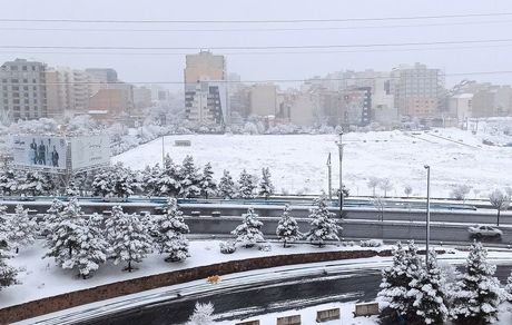 تبریز سفیدپوش شد