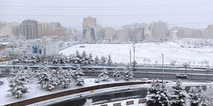 تبریز سفیدپوش شد