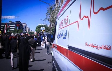 ۹ مصدوم در تصادف مینی بوس در رباط کریم