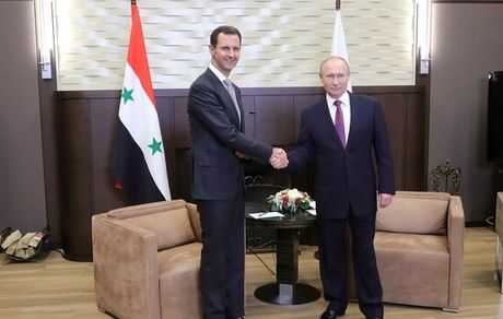 پوتین به اسد قول ادامه حمایت از سوریه را داد
