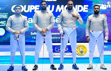 تیم ملی شمشیربازی اسلحه سابر به دیدار فینال جام جهانی نرسید