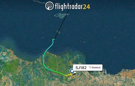 هواپیمای اندونزی با ۵۹ مسافر از روی رادار محوشد