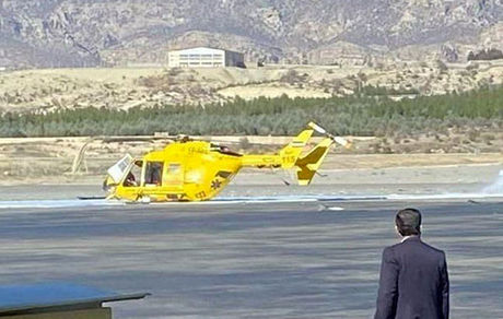 سقوط بالگرد اورژانس ایلام