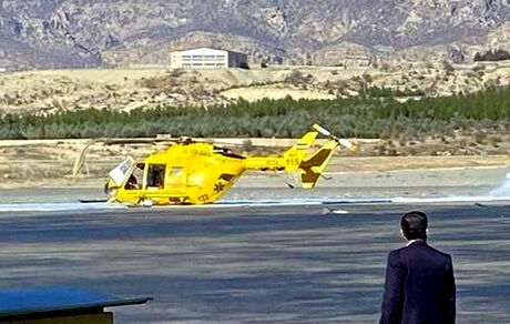 سقوط بالگرد اورژانس ایلام