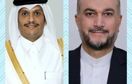 رایزنی وزرای خارجه ایران و قطر برای توسعه مناسبات بین دو کشور