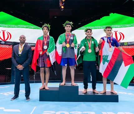 اولین مدال طلای تاریخ تیم MMA ایران در آسیا کسب شد