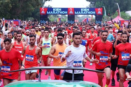 ماراتن جزیره کیش با ۵۲۰۰ شرکت کننده بدون موافقت فدراسیون برگزار شد