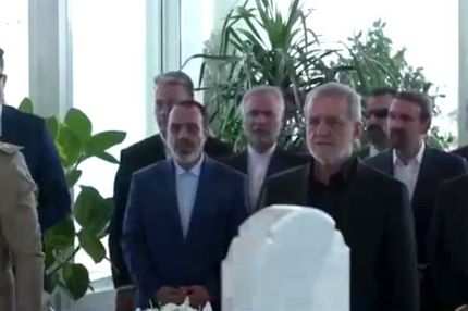 ادای احترام رییس جمهور کشورمان به جلال بارزانی