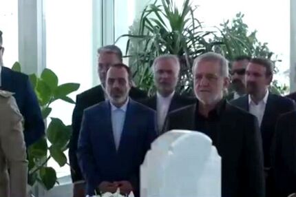 ادای احترام رییس جمهور کشورمان به جلال بارزانی