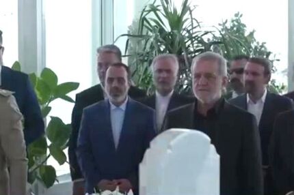 ادای احترام رییس جمهور کشورمان به جلال بارزانی