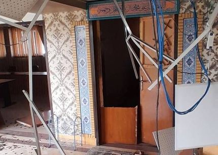 آسیب شدید به ساختمان فدراسیون تیراندازی در حملات دشمن