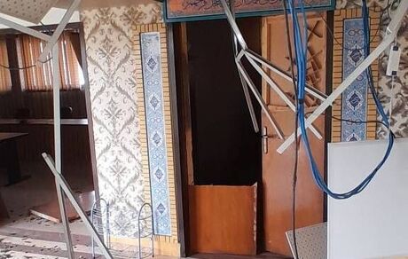 آسیب شدید به ساختمان فدراسیون تیراندازی در حملات دشمن