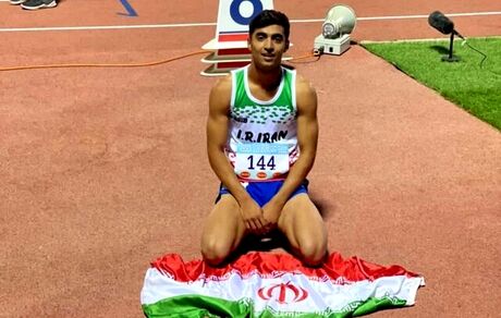 دونده ایران به مدال طلا قهرمانی آسیا رسید