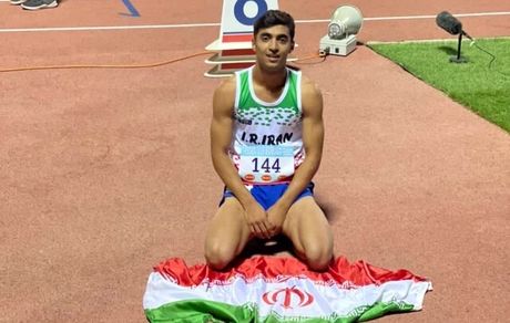 دونده ایران به مدال طلا قهرمانی آسیا رسید