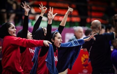 تیم ملی بسکتبال زنان ایران در آستانه صعود به دسته یک آسیا