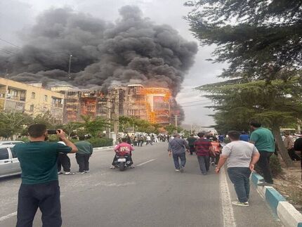 جان باختن ۸ نفر در آتش‌سوزی پاساژ تجاری اندیشه شهریار