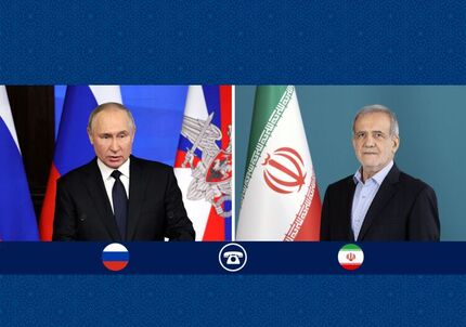 رئیس جمهور با پوتین گفت و گو کرد